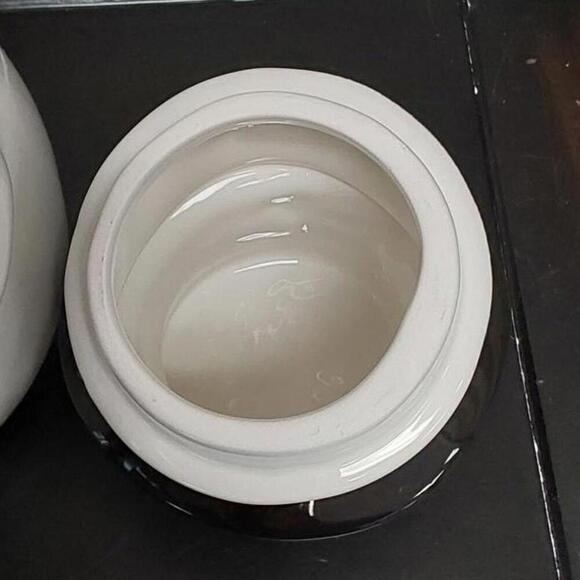 Cookie Jar Snowman & Teddy Bear Christmas Holiday 9" Tall | Sleigh Bell Bistro - Picture 8 of 10